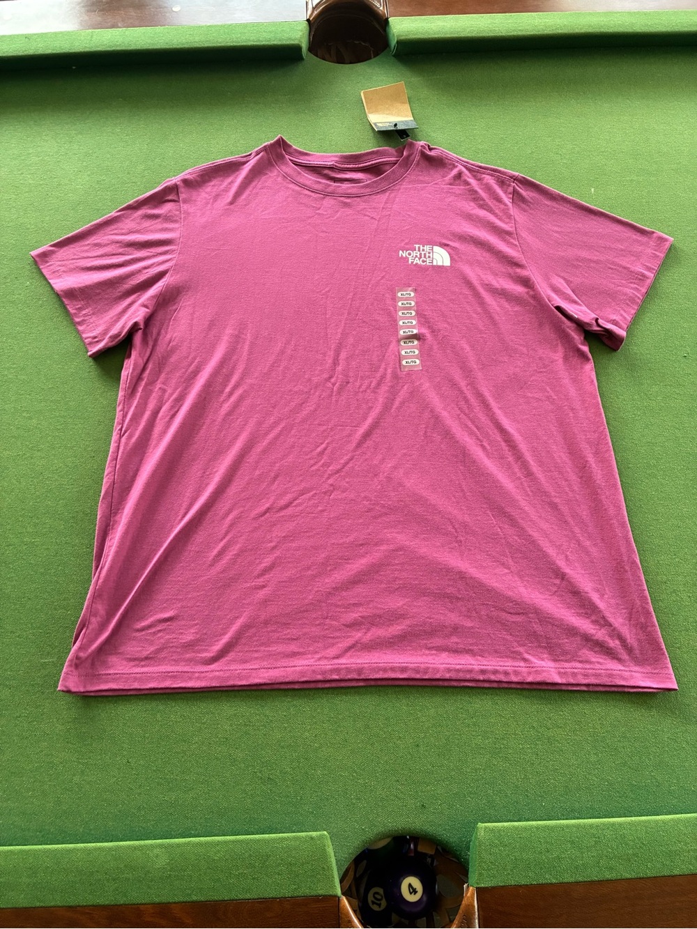 The North Face Short-Sleeve Evolution Box Fit Tee Unisex XL NWT Cyber Berry - Picture 2 of 7